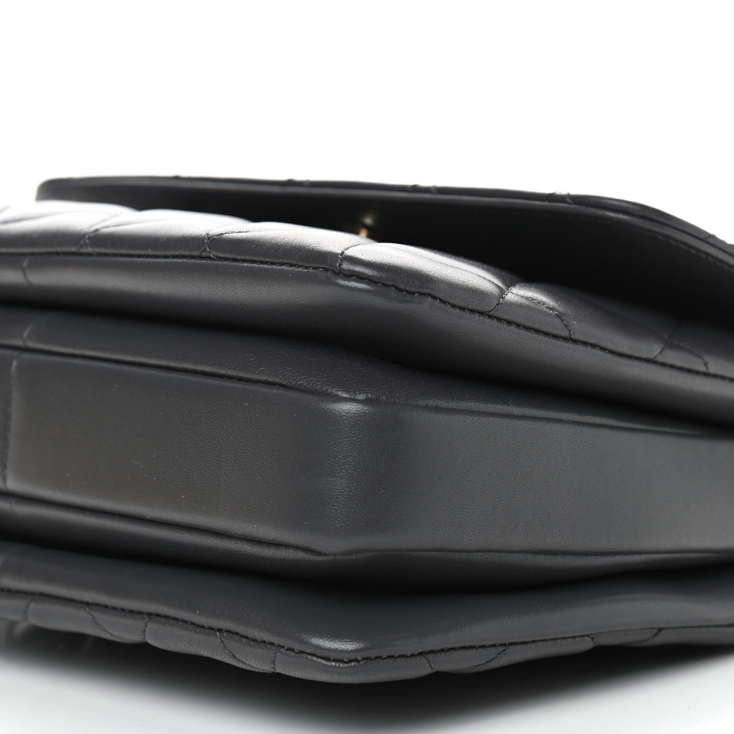 Lambskin Quilted Small Trendy CC Dual Handle Flap Bag Dark Grey