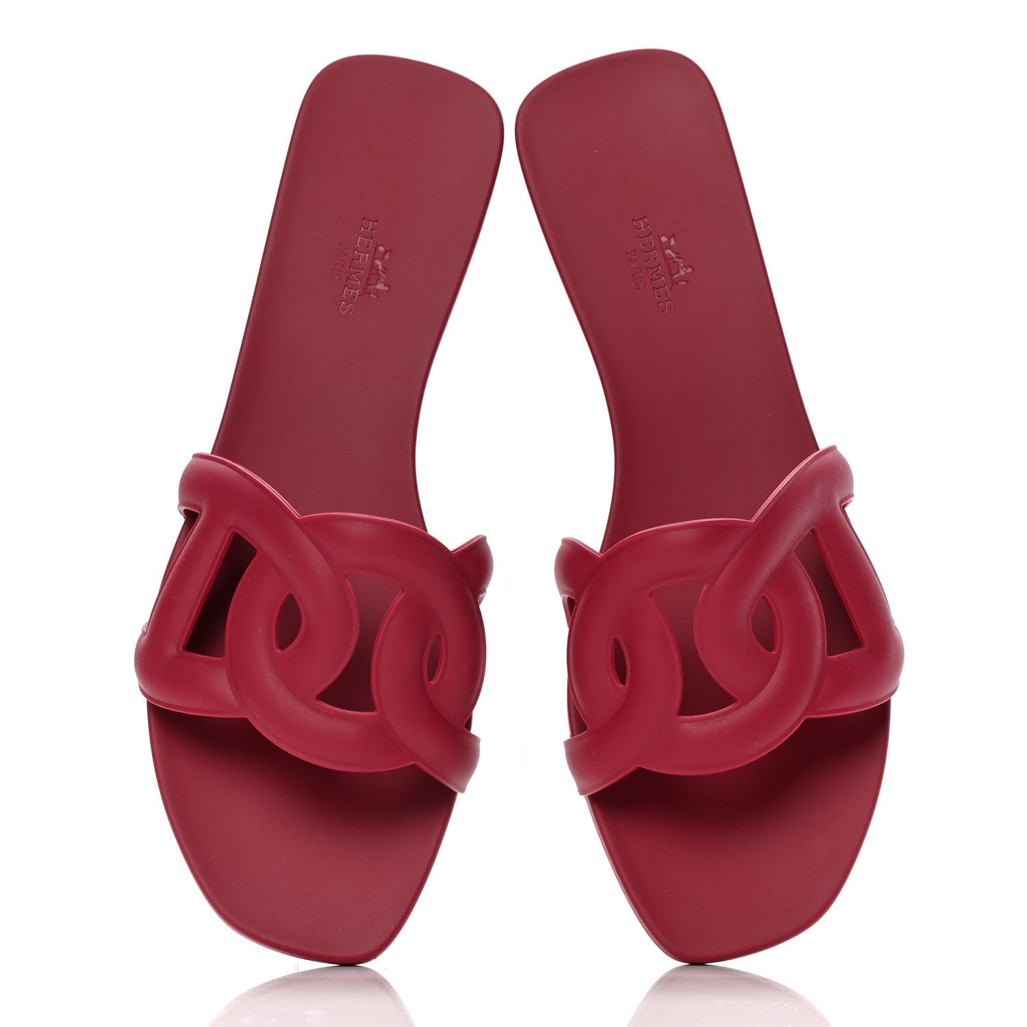 Hermes Rubber Aloha Sandals 41 Rose Baie 5 of 10