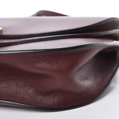 Chloe Calfskin Georgia Crossbody Bag Bordeaux 15 of 15