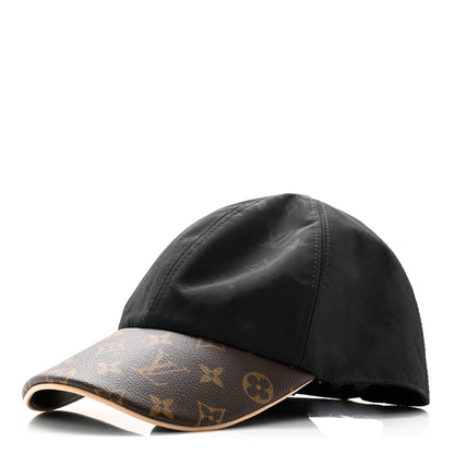 Louis Vuitton Polyester Silk Monogram LV Get Ready Cap L Black 1 of 8