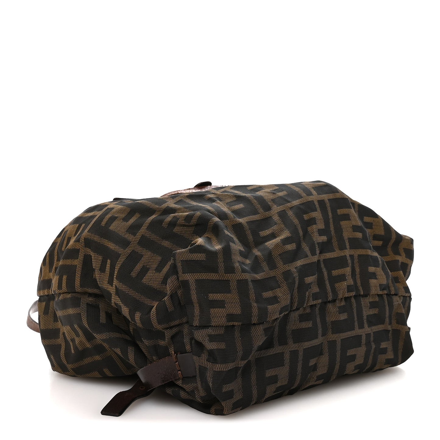 Zucca Drawstring Flap Backpack Tobacco