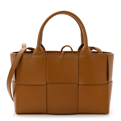 Bottega Veneta Nappa Maxi Intrecciato Mini Arco Tote Camel 1 of 10