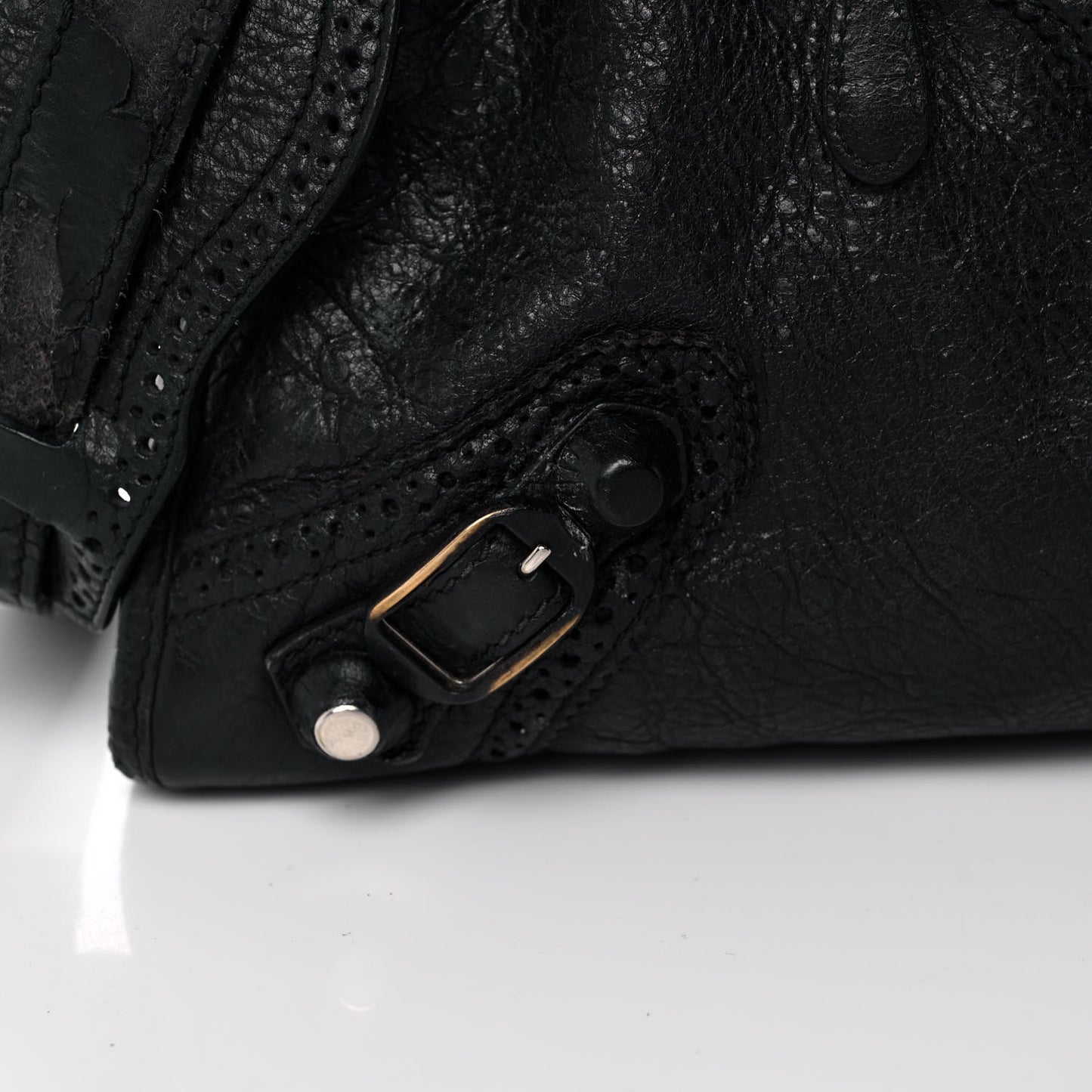 Agneau Giant Brogues Hardware City Black