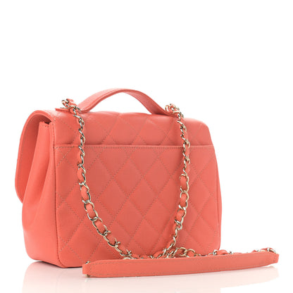 Chanel Caviar Quilted Medium Business Affinity Flap Coral 2 of 10