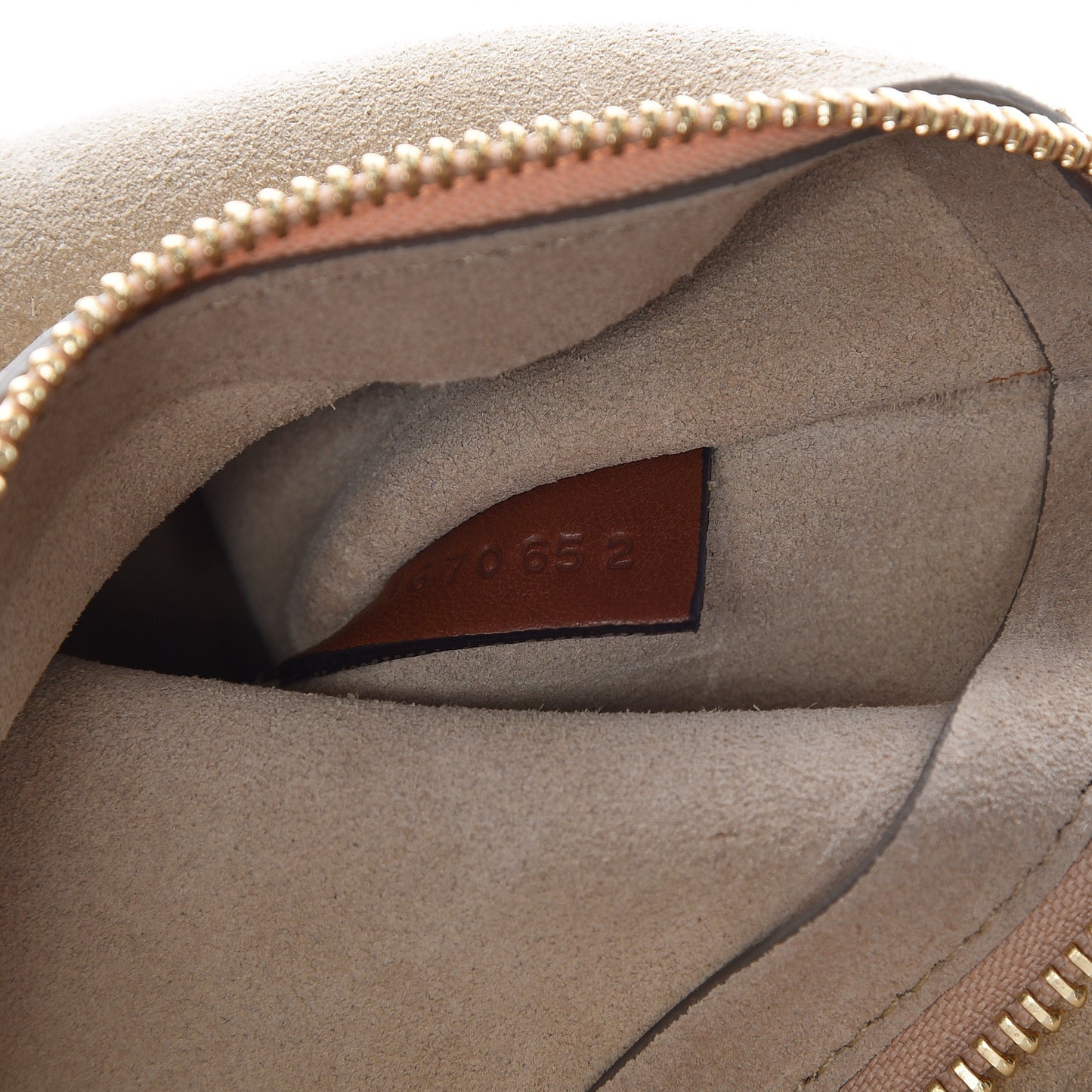 Suede Calfskin Medium Faye Shoulder Bag Tobacco