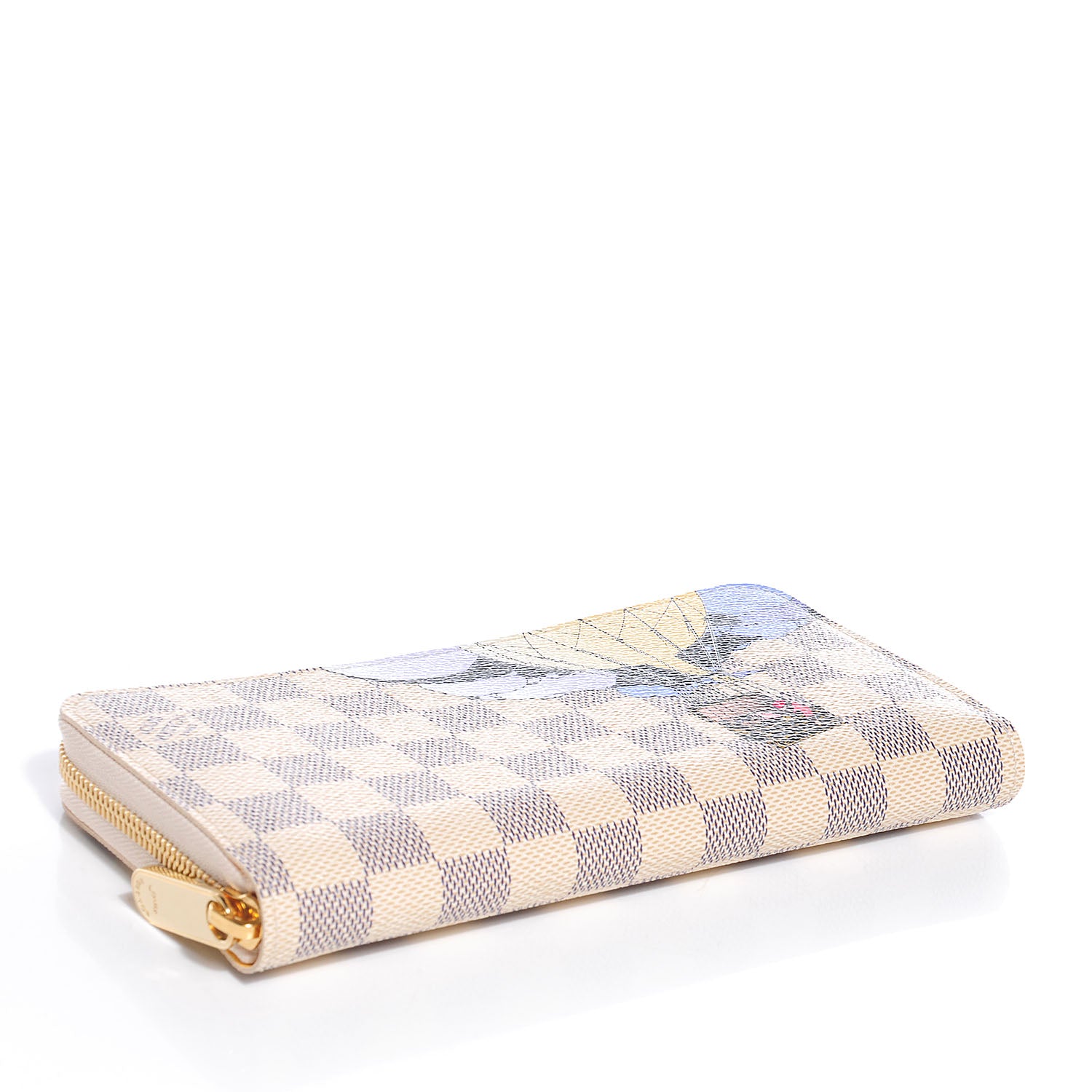 Louis Vuitton Damier Azur Illustre Zippy Wallet 4 of 8