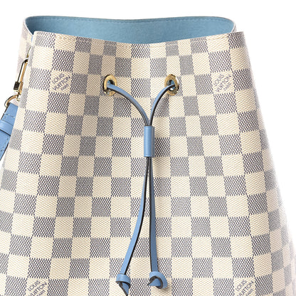Louis Vuitton Damier Azur Neonoe MM Bleuet 7 of 9