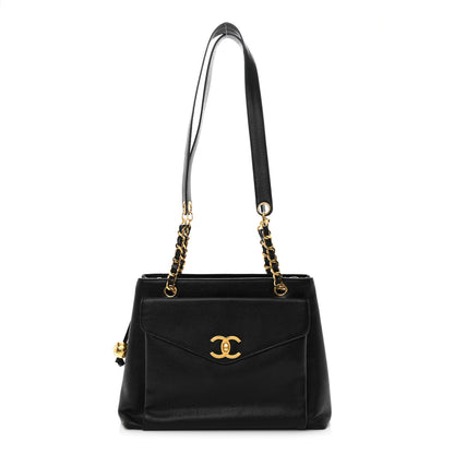 Chanel Caviar CC Shopper Tote Black 1 of 14