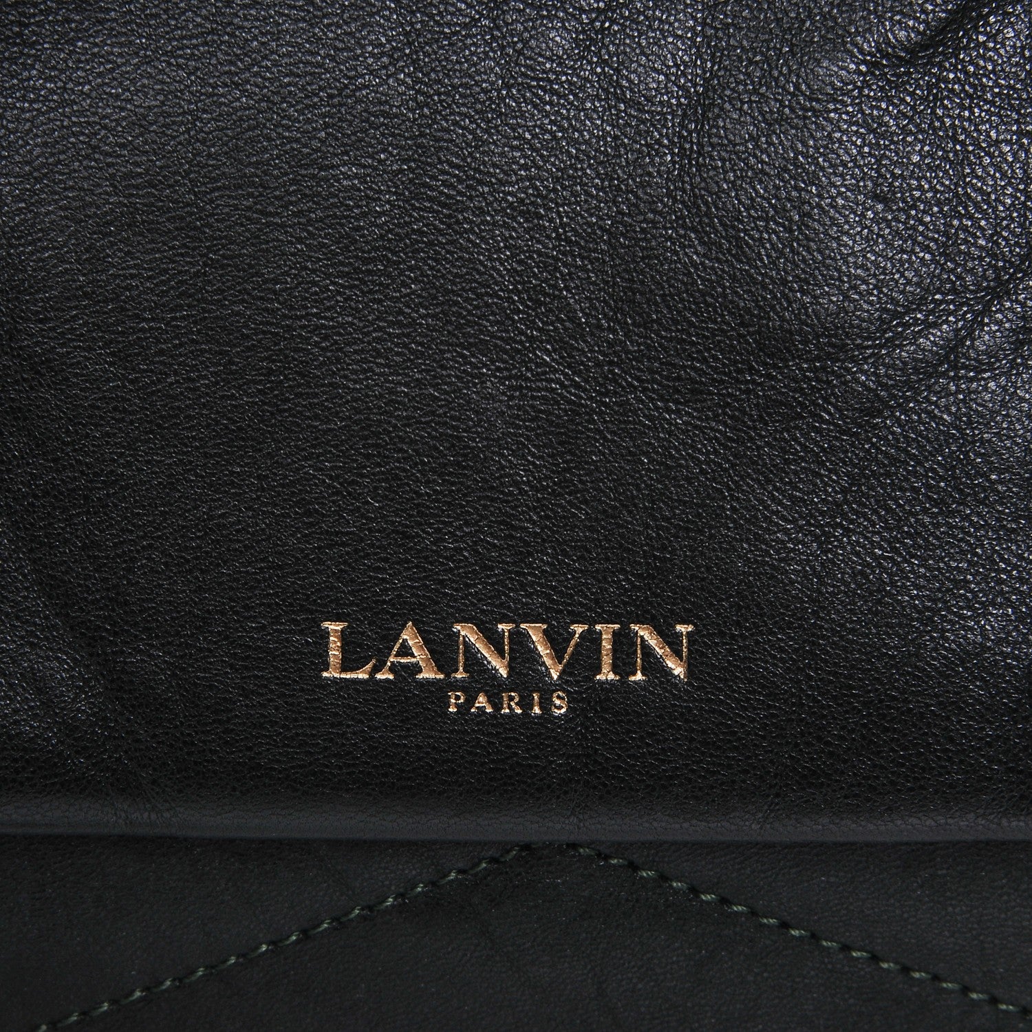 Lanvin Lambskin Quilted Medium Sugar Flap Shoulder Bag Bottle Green 5 of 7