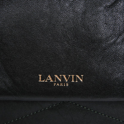 Lanvin Lambskin Quilted Medium Sugar Flap Shoulder Bag Bottle Green 5 of 7