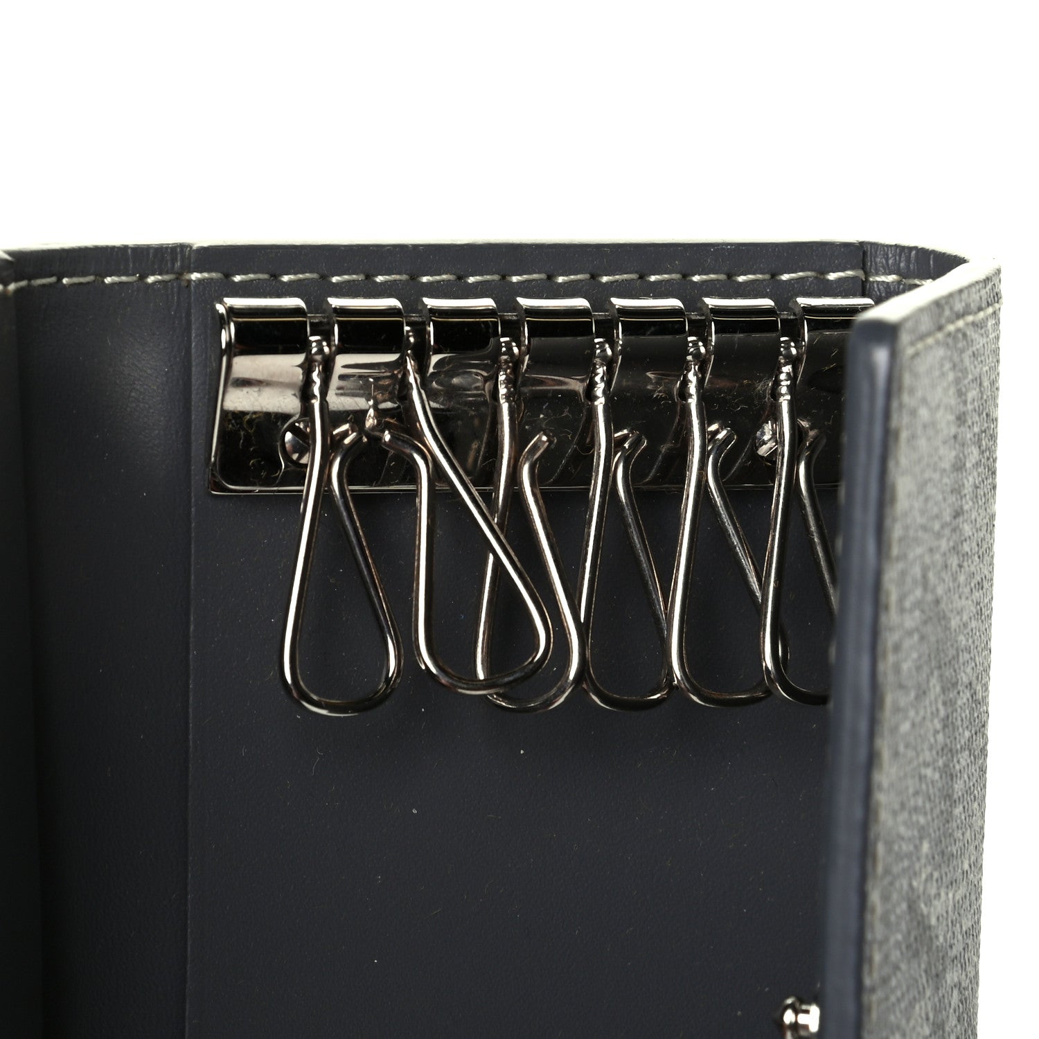 Goyard Goyardine Saint Michel 6 Key Holder Grey 5 of 5