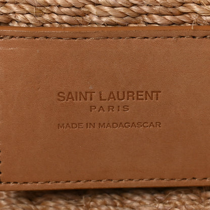 Saint Laurent Raffia Medium Monogram Kate Satchel Natural 6 of 10