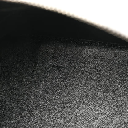 Balenciaga Calfskin Crocodile Embossed XXS Ville Top Handle Bag White Black 9 of 19