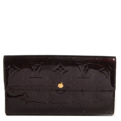 Louis Vuitton Vernis Sarah Wallet Amarante 1 of 7