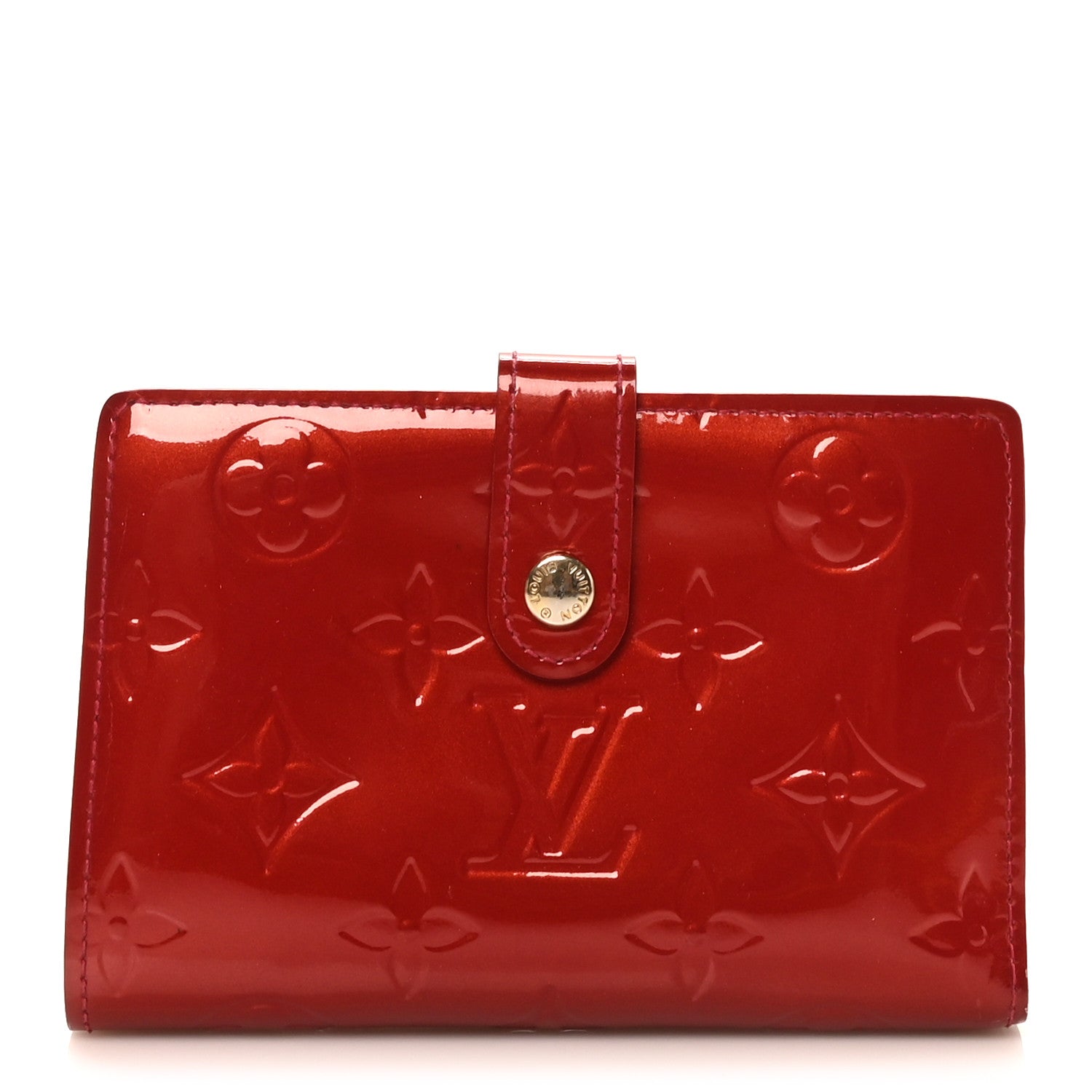 Louis Vuitton Vernis French Purse Wallet Pomme D'Amour 1 of 9