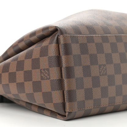 Louis Vuitton Damier Ebene Odeon Tote MM Black 7 of 9