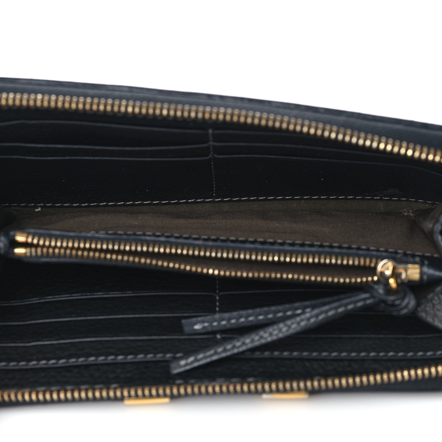 Chloe Grained Calfskin Marcie Long Zip Around Wallet Black 5 of 9