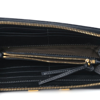 Chloe Grained Calfskin Marcie Long Zip Around Wallet Black 5 of 9