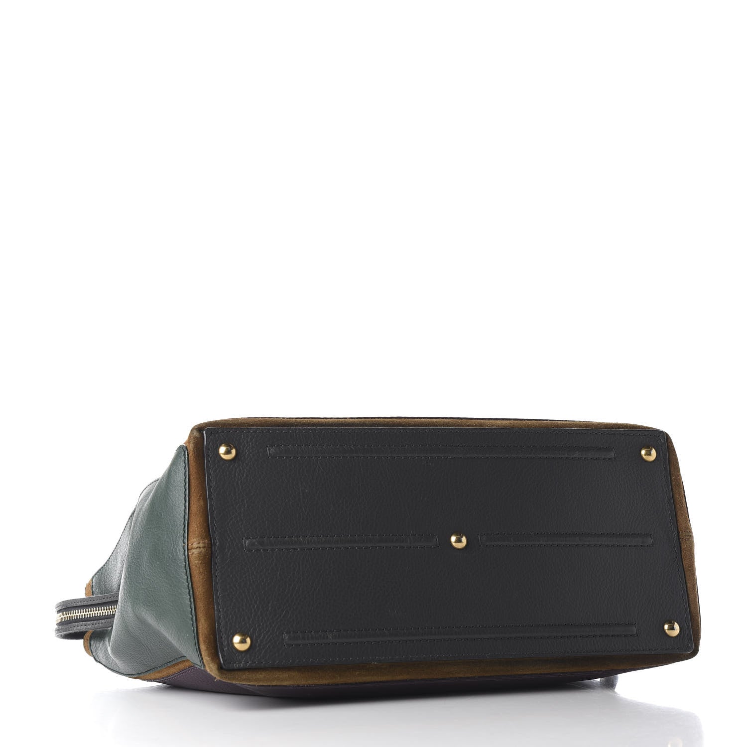 Saint Laurent Calfskin Suede Muse Two Cabas Purple Ocre 3 of 9