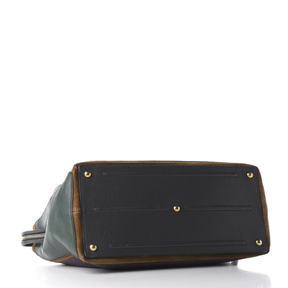 Saint Laurent Calfskin Suede Muse Two Cabas Purple Ocre 3 of 9