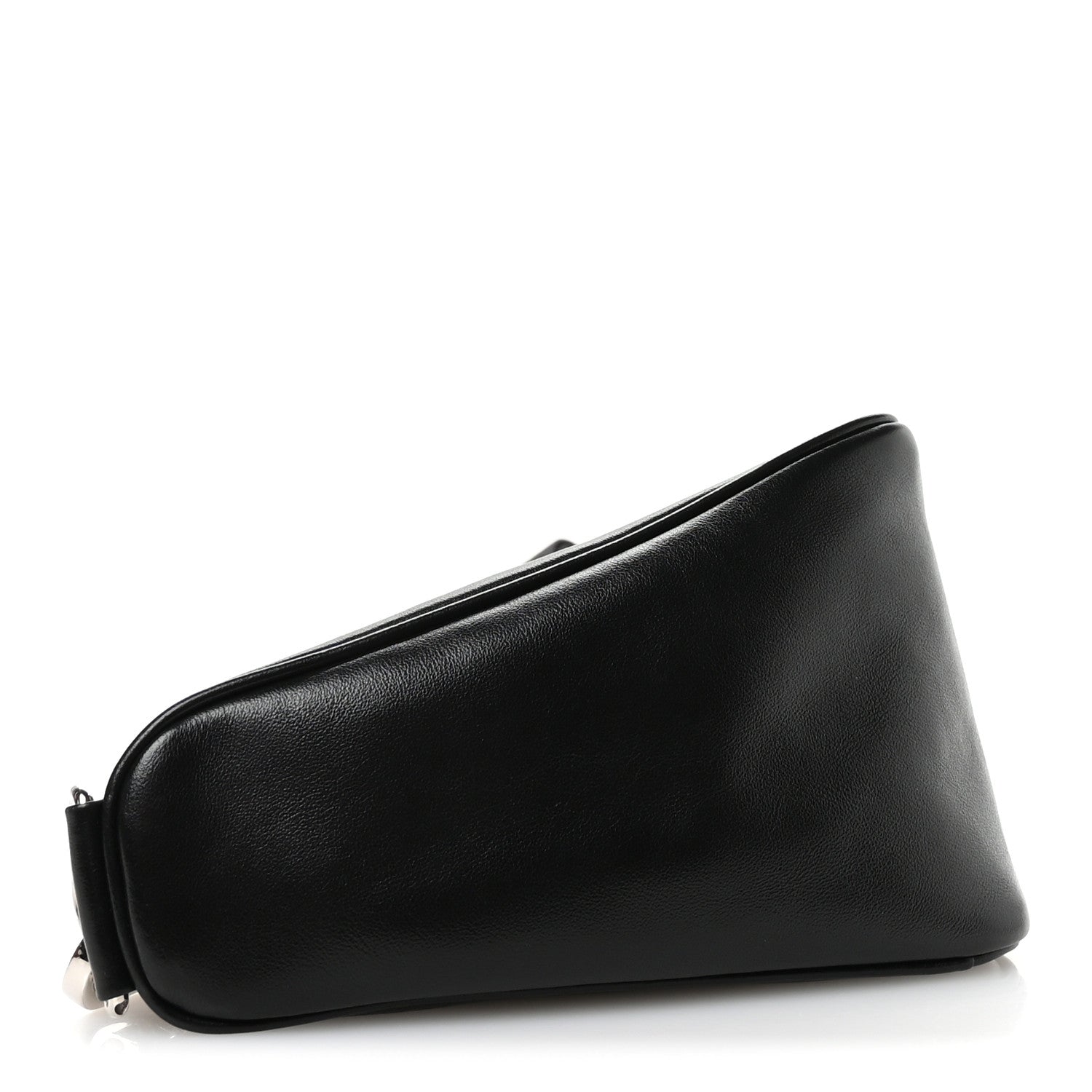Prada Grace Lux Triangle Shoulder Bag Black 4 of 10