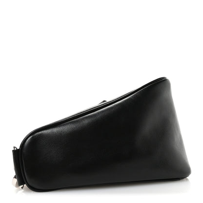 Prada Grace Lux Triangle Shoulder Bag Black 4 of 10