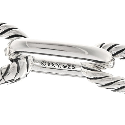 David Yurman Sterling Silver Diamond 11mm Madison Chain Necklace 5 of 5