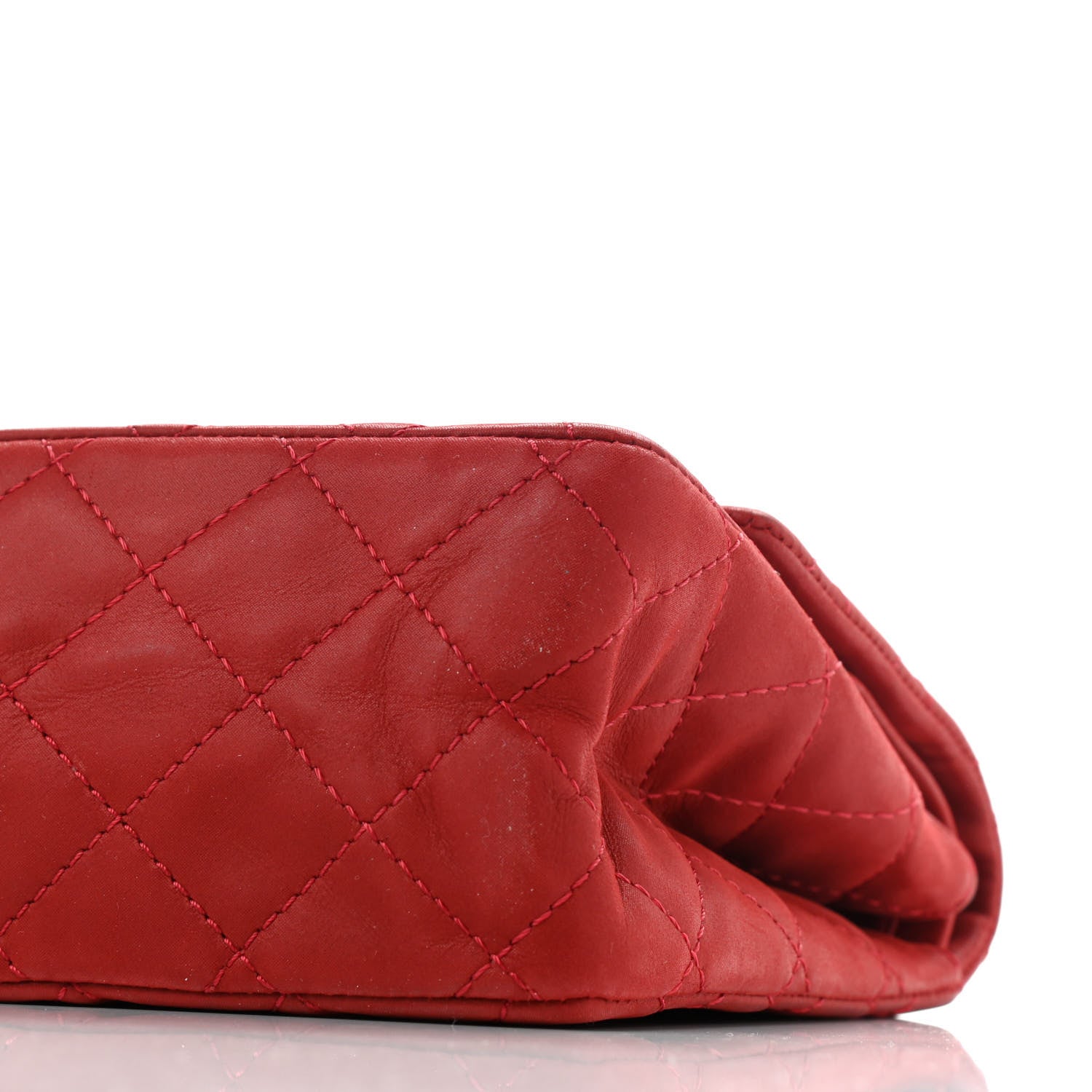 Chanel Iridescent Calfskin Quilted 2.55 Reissue 226 Flap Red 9 of 11