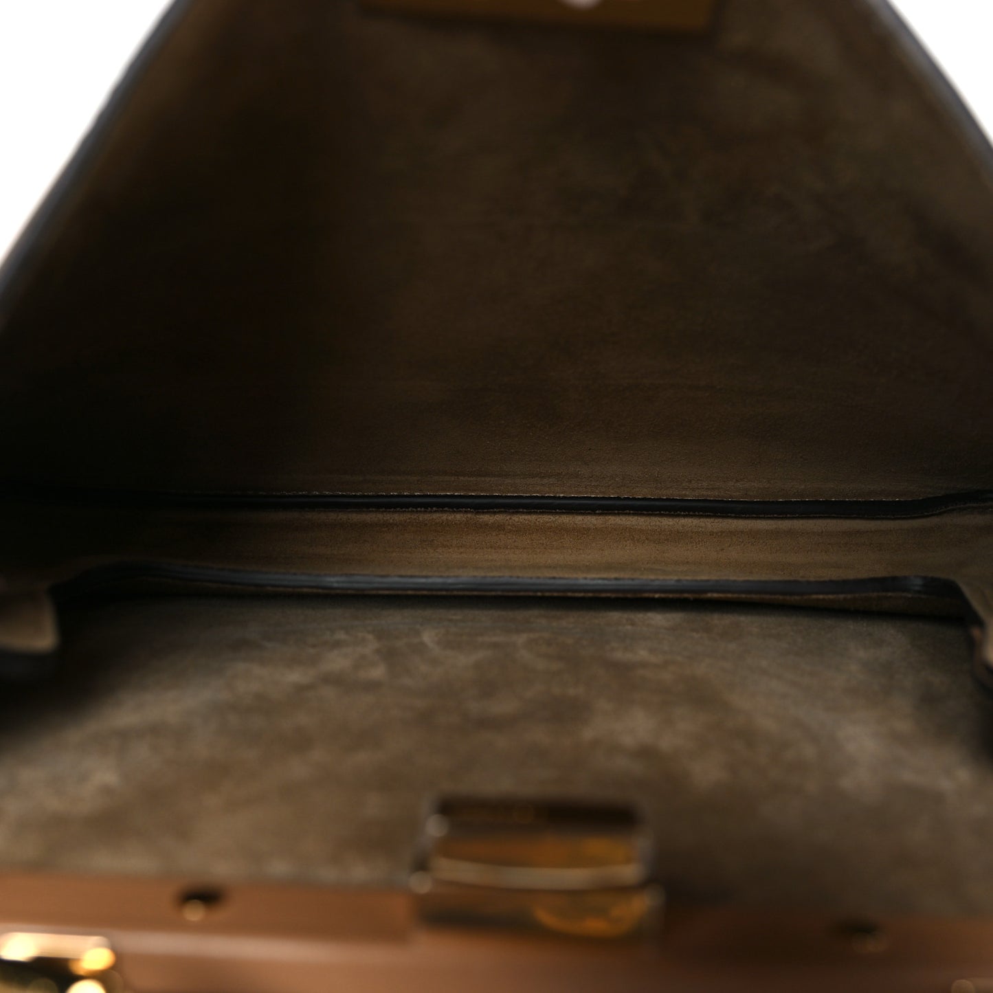 Vitello Small Soft Peekaboo Satchel Cappuccino