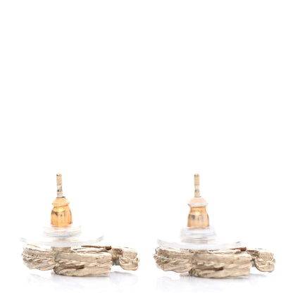 Chanel Pearl CC Earrings Gold 3 of 4