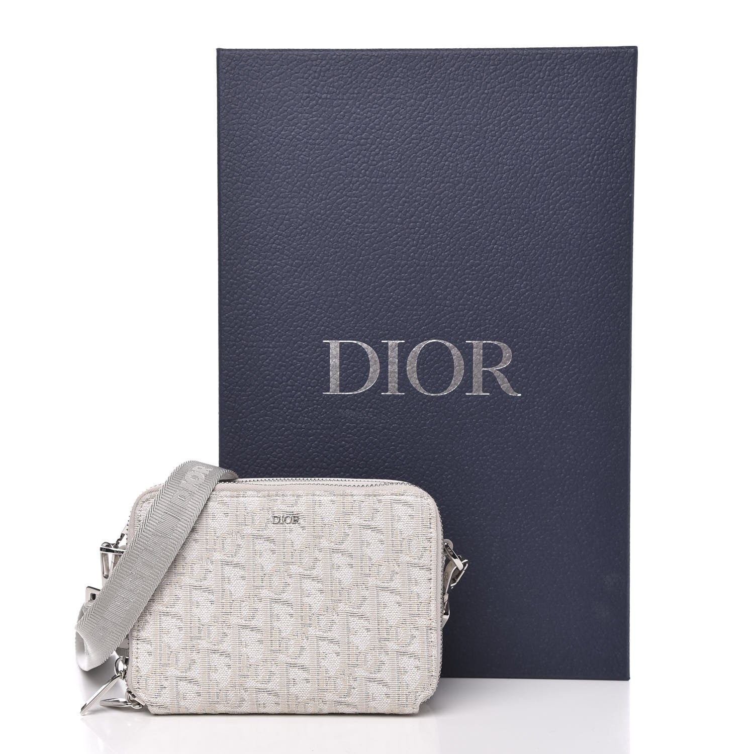 Christian Dior Oblique Pouch Grey 12 of 12