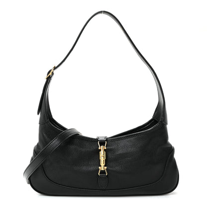 Gucci Goatskin Medium Slim Jackie Shoulder Bag Black 1 of 9