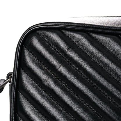 Saint Laurent Calfskin Matelasse Monogram Lou Camera Bag Black 11 of 11