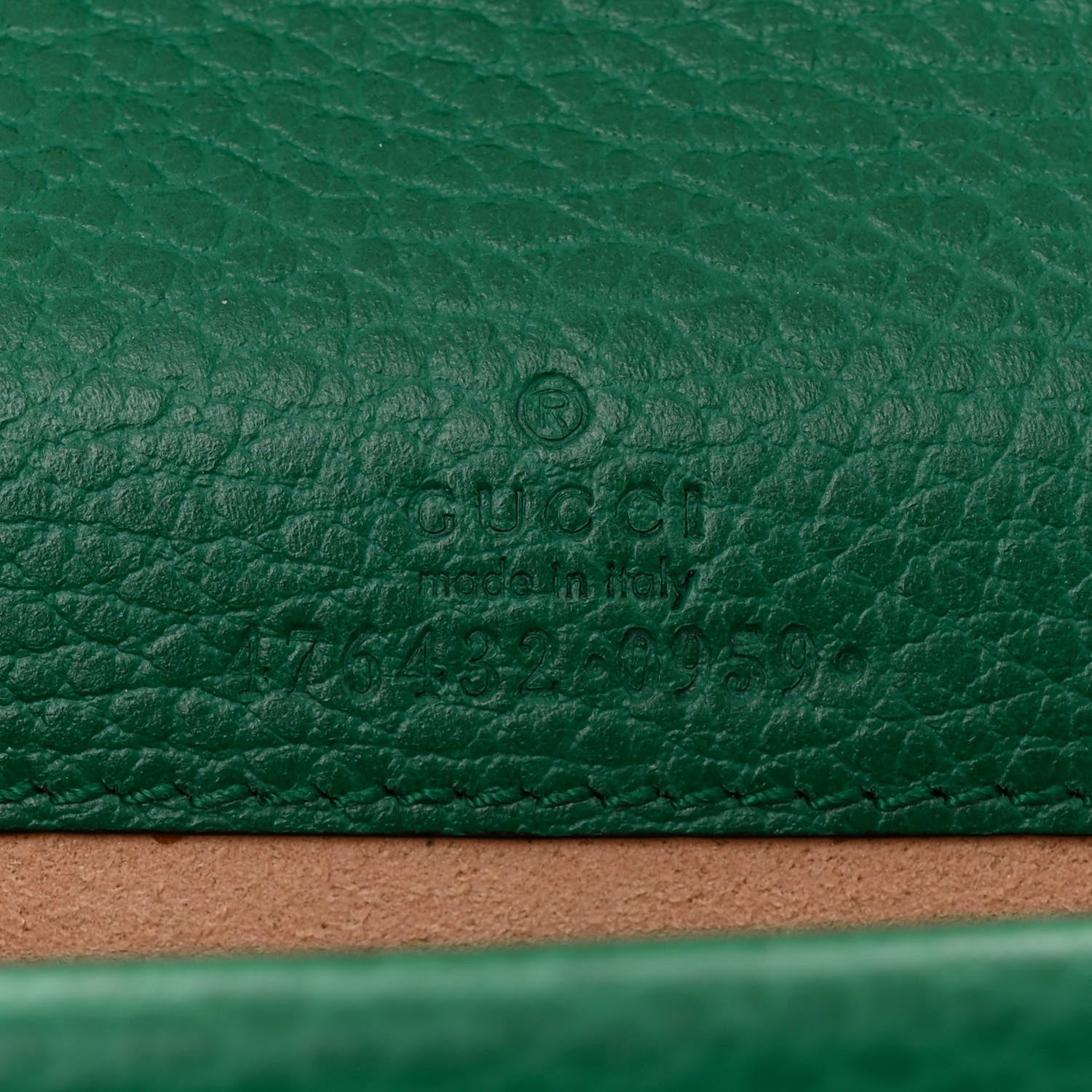 Gucci Dollar Calfskin Crystal Super Mini Dionysus Shoulder Bag Emerald 6 of 9