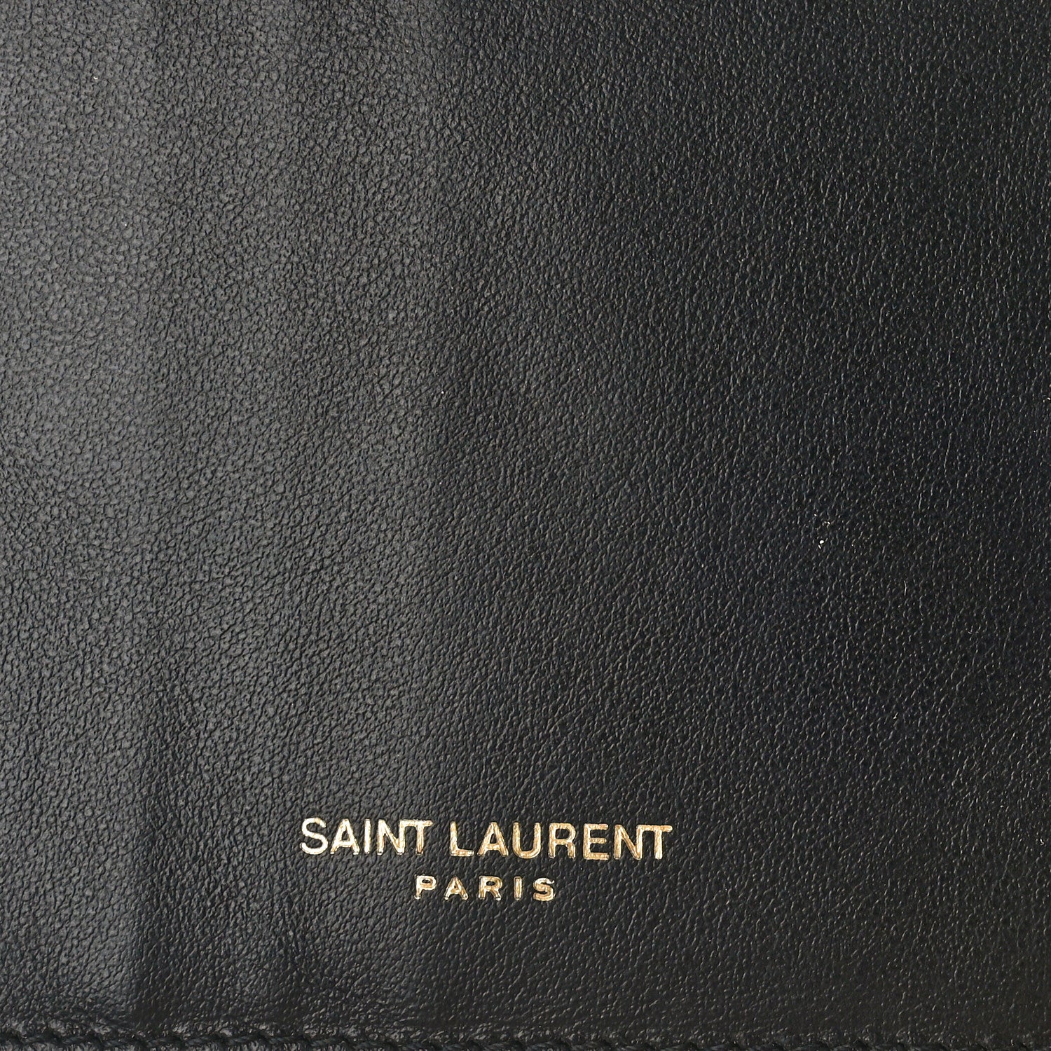 Saint Laurent SAINT LAURENT Smooth Calfskin Uptown Card Holder Black Black 7 of 7