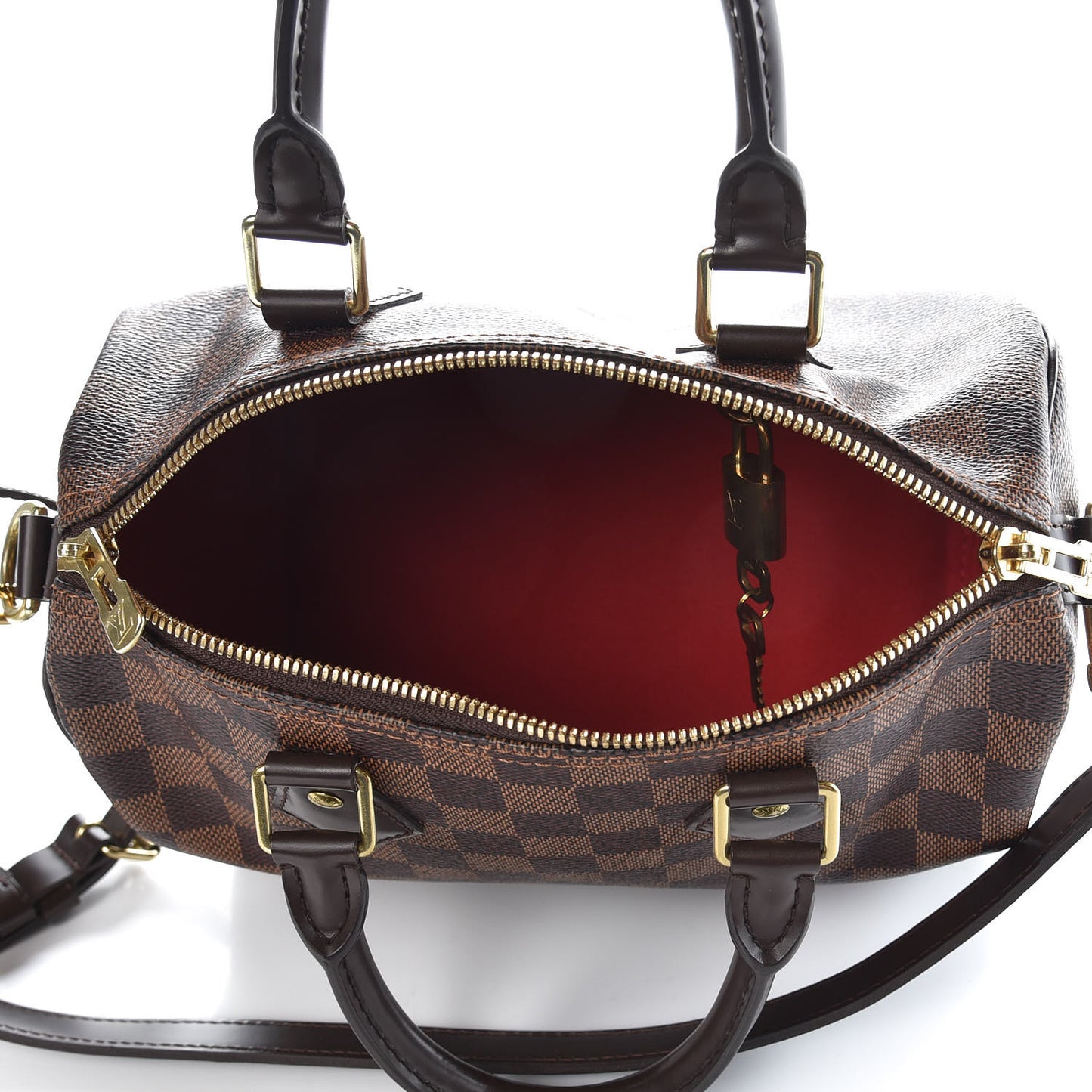 Damier Ebene Speedy Bandouliere 25