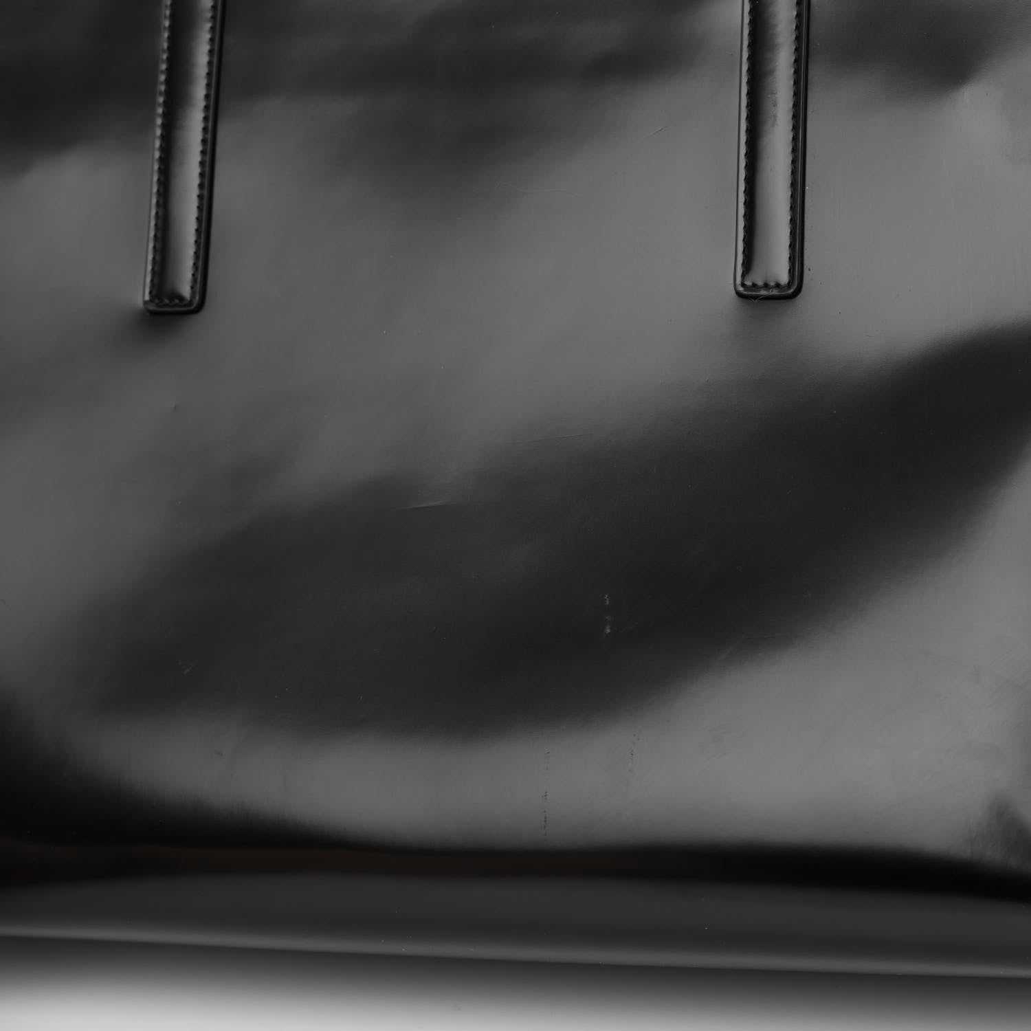 Prada Spazzolato Large Re-Edition 1995 Double Handle Handbag Black 14 of 14