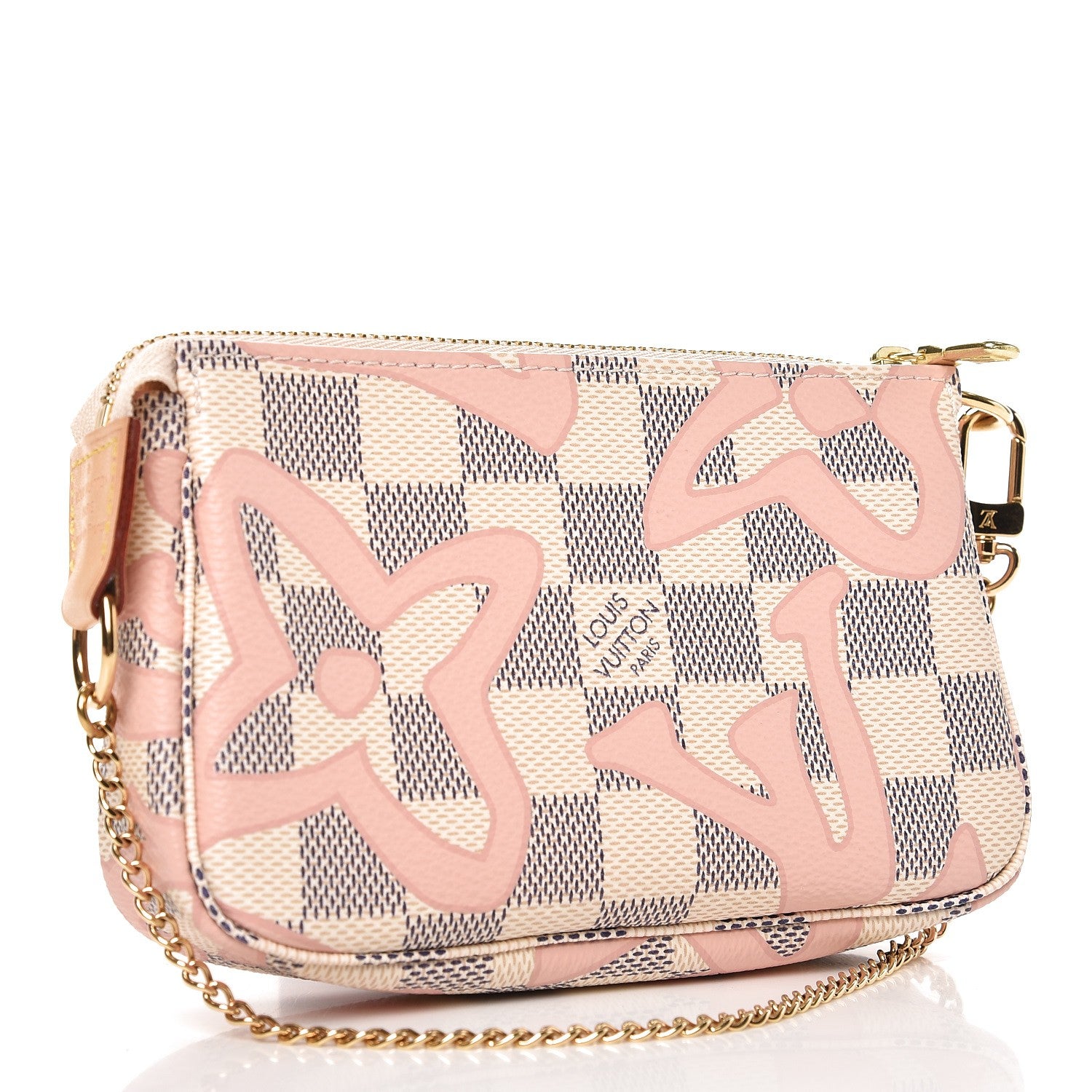Louis Vuitton Damier Azur Tahitienne Mini Pochette Accessories 3 of 8