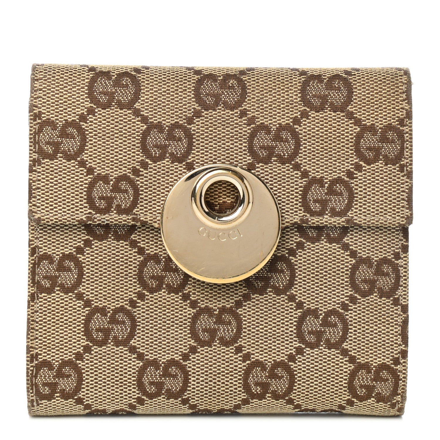 Gucci Monogram Eclipse Wallet White 1 of 10