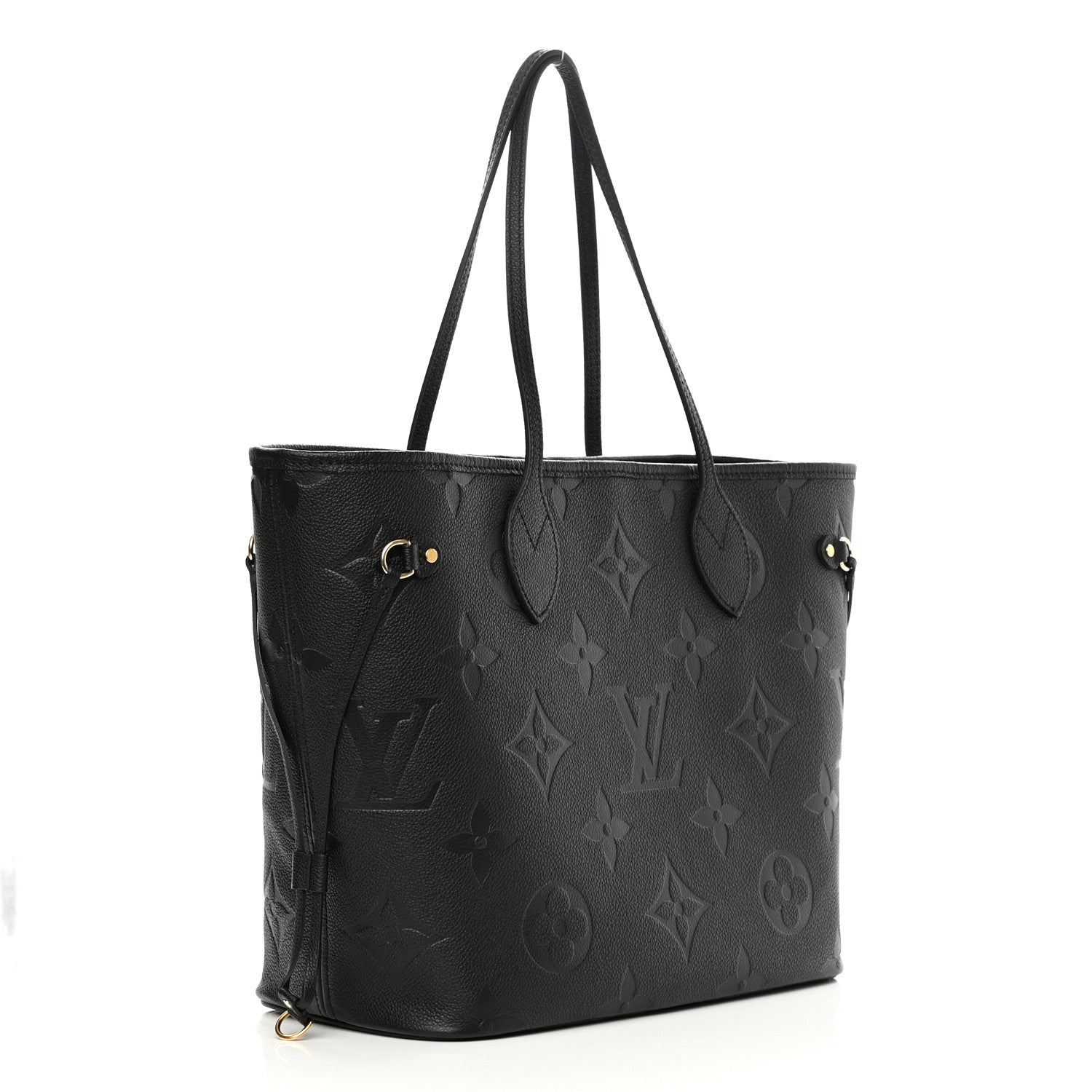 Louis Vuitton Empreinte Monogram Giant Neverfull MM Black 4 of 11