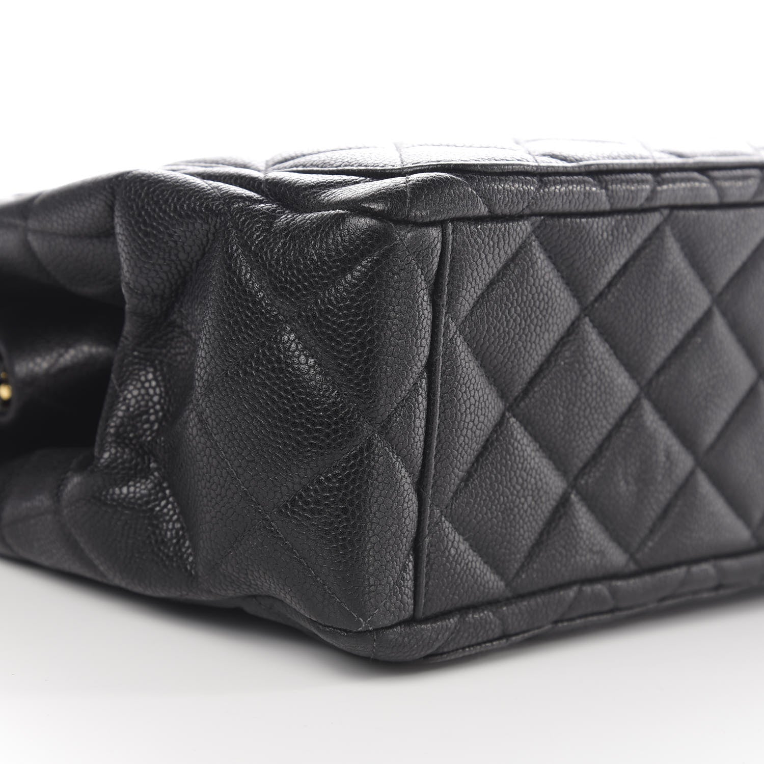 Chanel Caviar Quilted Frame Shoulder Bag Black 7 of 9