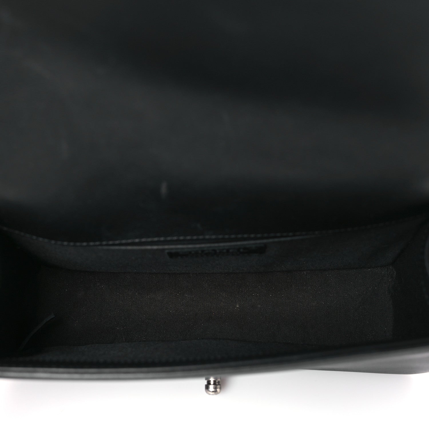 Chanel Cracked Metallic Calfskin Quilted Medium Boy Flap Black 5 of 9