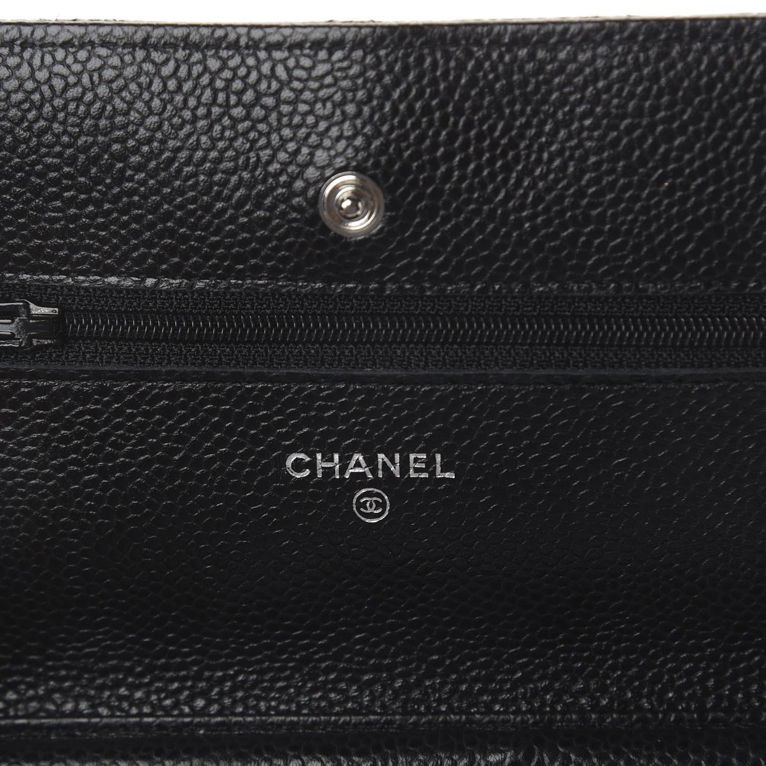 Chanel Caviar Quilted Wallet On Chain WOC Black 7 of 9