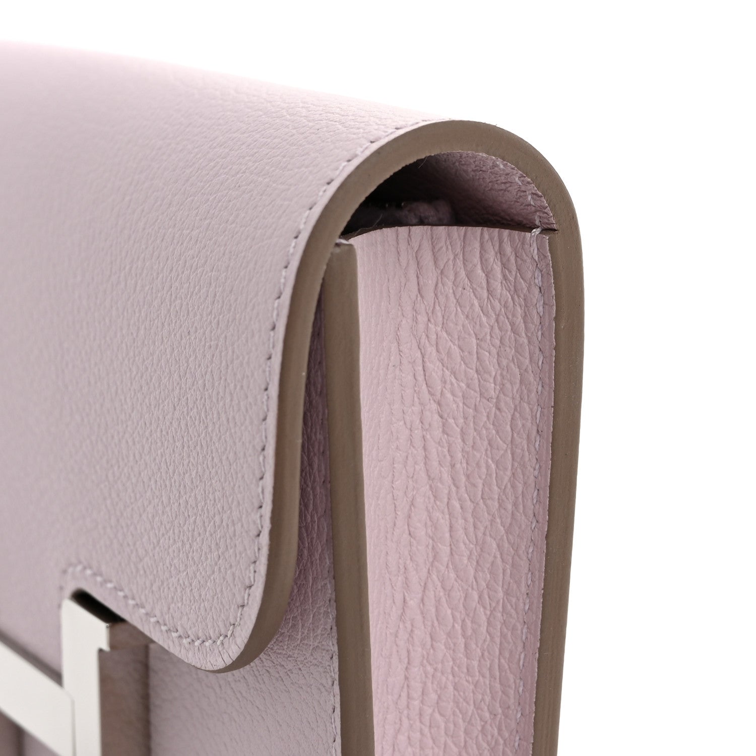 Hermes Evercolor Constance Slim Wallet Mauve Pale 10 of 10