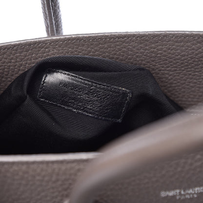 Saint Laurent Grained Calfskin Small Sac De Jour Fog 16 of 26