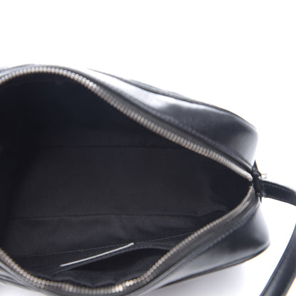 Saint Laurent Calfskin Matelasse Monogram Lou Camera Bag Black 4 of 9