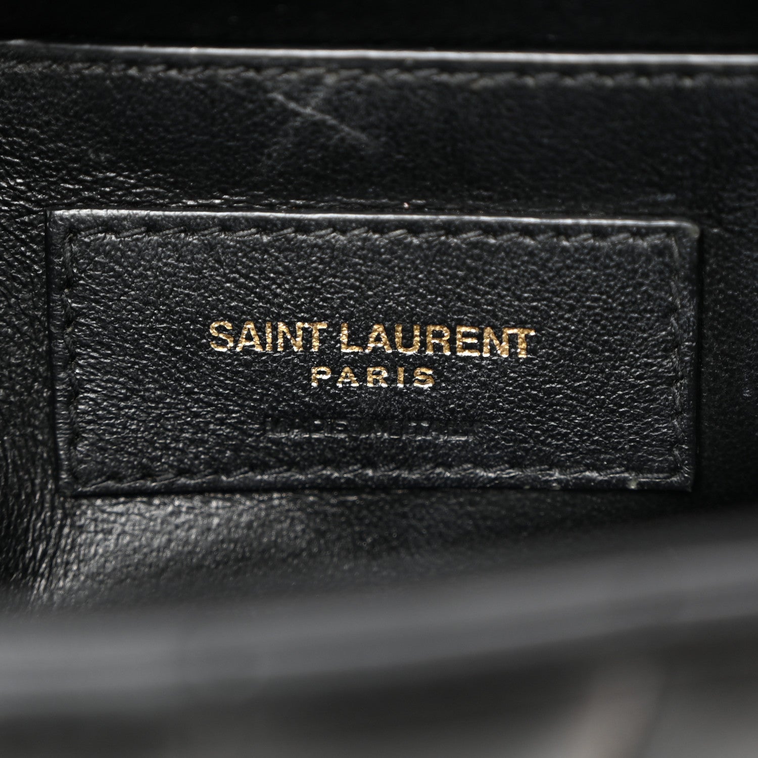 Saint Laurent Lambskin Matelasse Monogram Medium Vicky Chain Bag Black 7 of 11