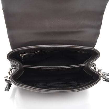 Saint Laurent Calfskin Y Quilted Monogram Toy Loulou Crossbody Bag Asphalt 5 of 9