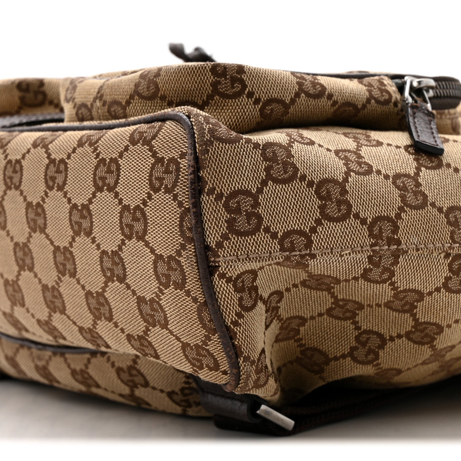 Gucci Monogram Backpack Dark Brown 10 of 15