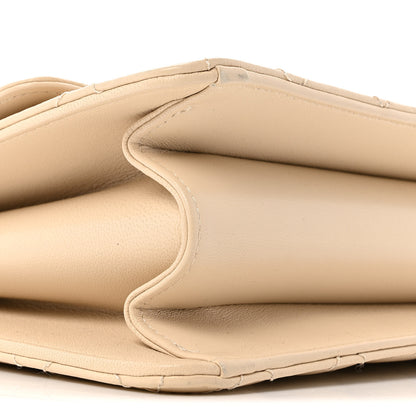 Chanel Sheepskin Quilted Large Beauty Lock Flap Beige 10 of 17